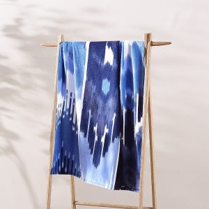 John Robshaw Malda Beach Towel Indigo