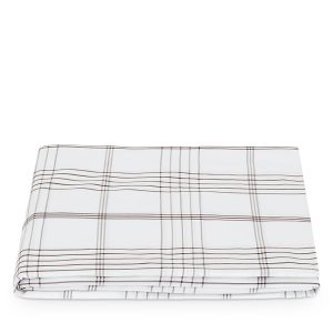 Matouk August Plaid Fitted Sheet, Queen