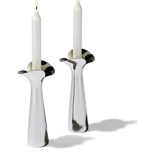 Georg Jensen Bloom Botanica 2-Piece Candleholder Set