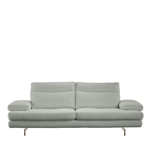 Giuseppe Nicoletti Sabrina Sofa, Satin Metal Legs