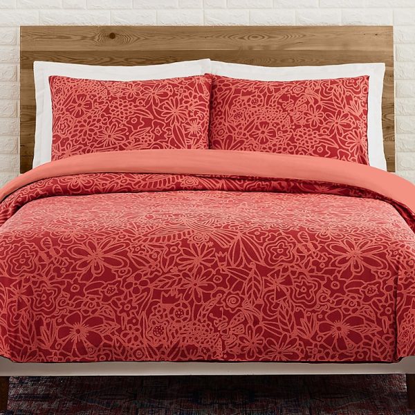 Justina Blakeney Birds and Bees Duvet Cover Set, Queen