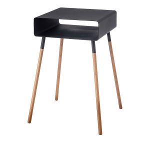 Yamazaki Plain Side Table with Storage