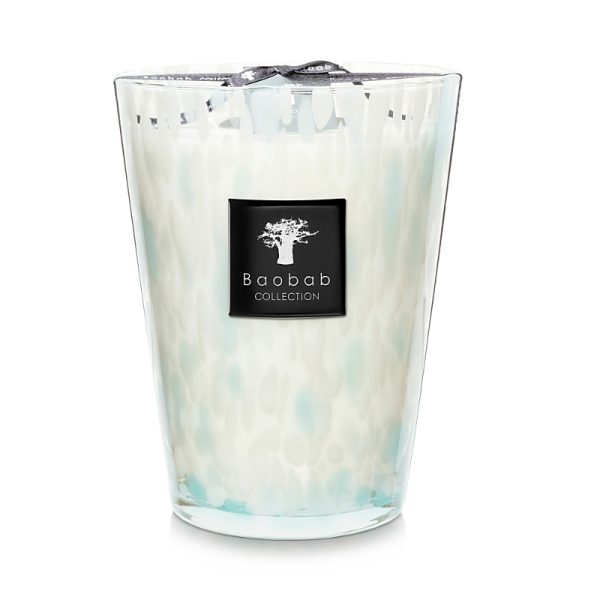 Baobab Collection Max 24 Sapphire Pearls Candle