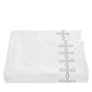 Matouk Gordian Knot Percale Duvet Cover, King