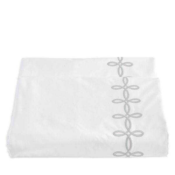 Matouk Gordian Knot Percale Duvet Cover, King