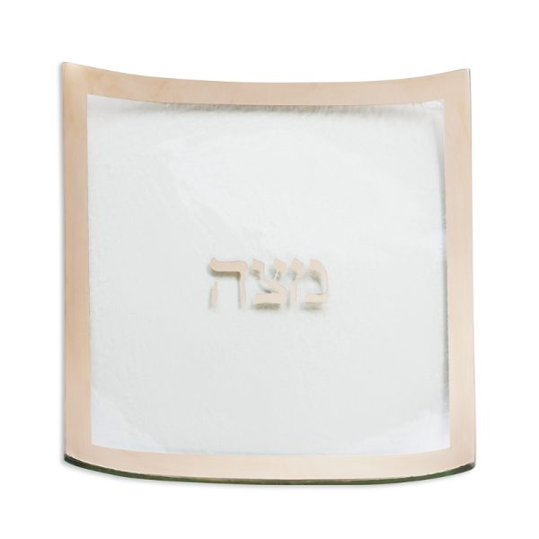 Annieglass Judaica Square Matza Plate, 10