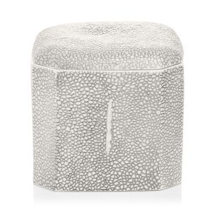 Kassatex Shagreen Cotton Ball Jar