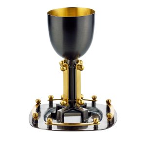 Ricci Argentieri Polished Brass Kiddush Cup