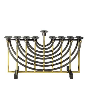 Ricci Argentieri Polished Brass Menorah