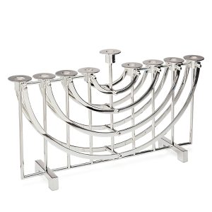 Ricci Argentieri Adjustable Nickel Plated Menorah
