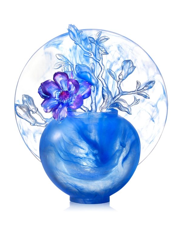 Liuli World of Beautiful Compassion Crystal Figure