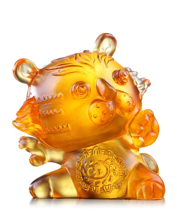 Liuli Chinese Zodiac Animals in Bright Florals Little Valiant One Figure
