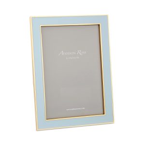 Addison Ross Light Powder Blue Enamel Picture Frame, 4 x 6