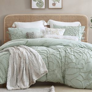 Peri Home Chenille Rose Comforter Set, Full/Queen