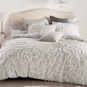 Peri Home Chenille Rose Duvet Cover Set, King
