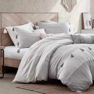Peri Home Panama Stripe Comforter Set, Full/Queen