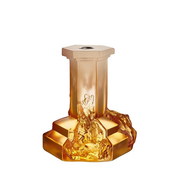 Kosta Boda Rocky Baroque Candlestick, Large