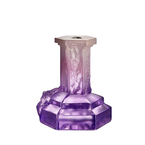 Kosta Boda Rocky Baroque Candlestick, Large
