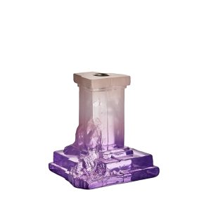 Kosta Boda Rocky Baroque Candlestick, Medium