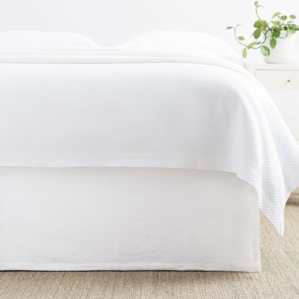 Annie Selke Wilton Bed Skirt, Twin