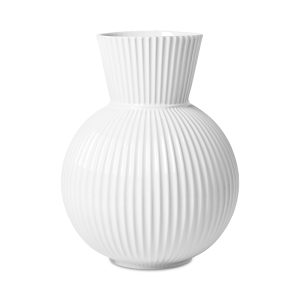 Rosendahl Lyngby Porcelain Tura Vase, White Porcelain