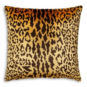 Scalamandre Leopardo Decorative Pillow, 22 x 22
