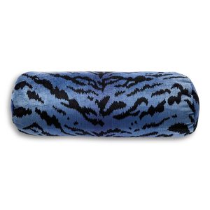 Scalamandre Tigre Bolster Decorative Pillow, 21 x 7