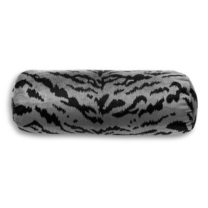 Scalamandre Tigre Bolster Decorative Pillow, 21 x 7