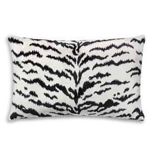 Scalamandre Tigre Lumbar Decorative Pillow, 22 x 14