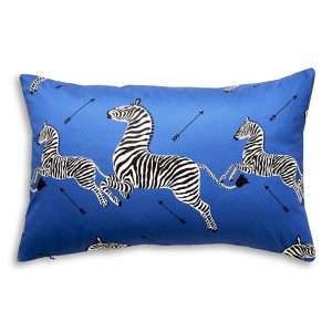 Scalamandre Zebra's Petite Lumbar Decorative Pillow, 22 x 14
