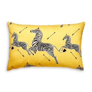 Scalamandre Zebra's Petite Lumbar Decorative Pillow, 22 x 14