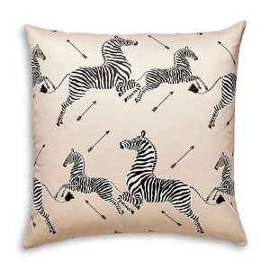 Scalamandre Zebra's Petite Decorative Pillow, 22 x 22
