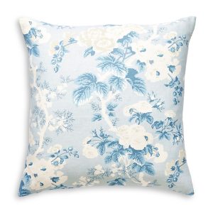 Scalamandre Ascot Linen Print Pillow