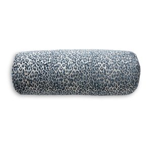 Scalamandre Leopard Bolster Decorative Pillow, 21 x 7
