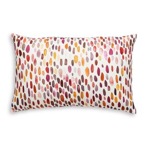 Scalamandre Jamboree Lumbar Decorative Pillow, 22 x 14