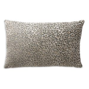 Scalamandre Leopard Lumbar Decorative Pillow, 22 x 14