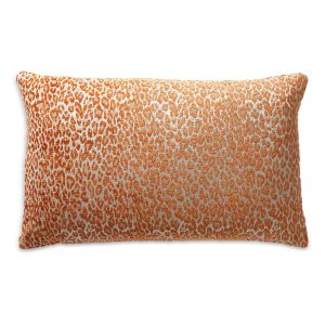 Scalamandre Leopard Lumbar Decorative Pillow, 22 x 14