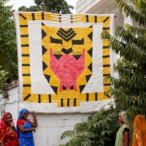 Cqc La Tiger Quilt with Two Shams, King