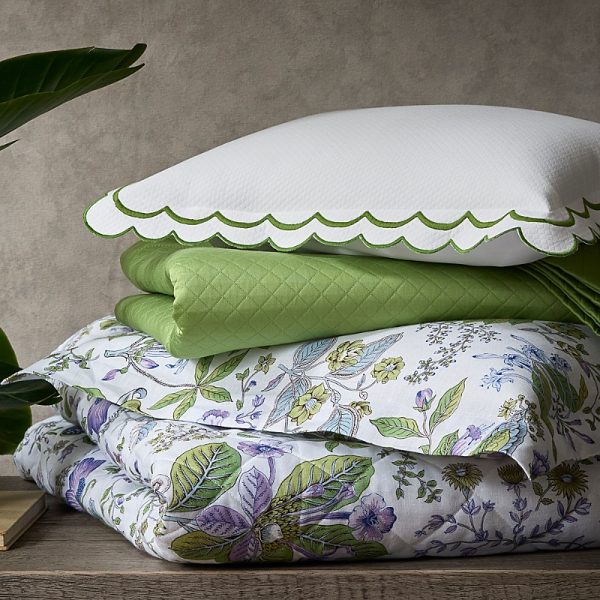 Matouk Pomegranate Linen Euro Sham