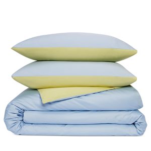 Aqua Reversible Duvet Cover Set, King - Exclusive