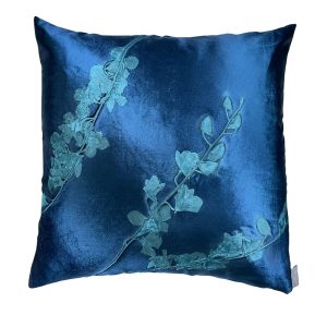 Aviva Stanoff Orchid Azure Signature Velvet Collection Pillow, 20 x 20
