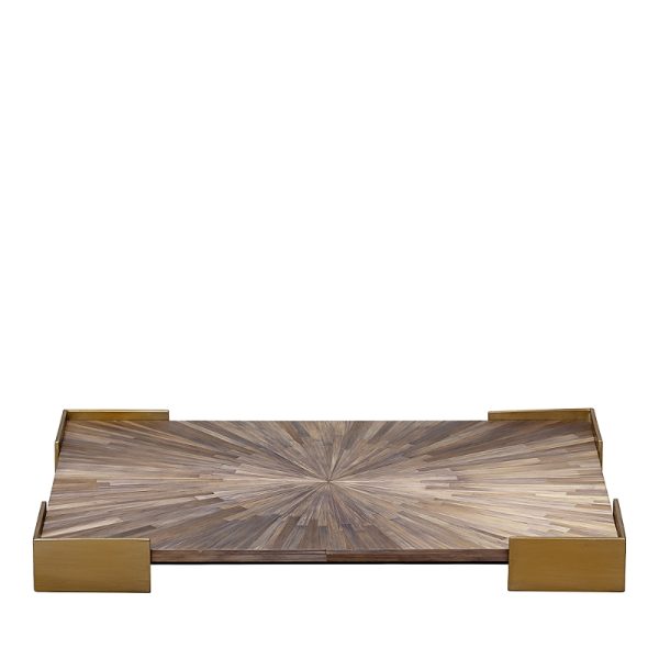 Jamie Young Palm Marquetry Tray