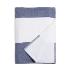 Kassatex Block Stripe Fouta Beach Towel
