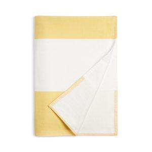 Kassatex Block Stripe Fouta Beach Towel