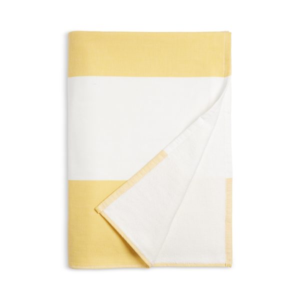 Kassatex Block Stripe Fouta Beach Towel