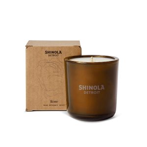 Shinola Rose Hand Poured 8 oz. Candle