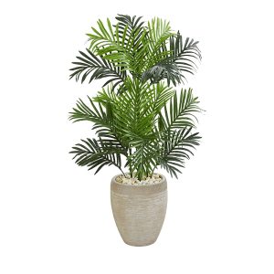 Nearly Natural Artificial Paradise Palm Tree in Planter