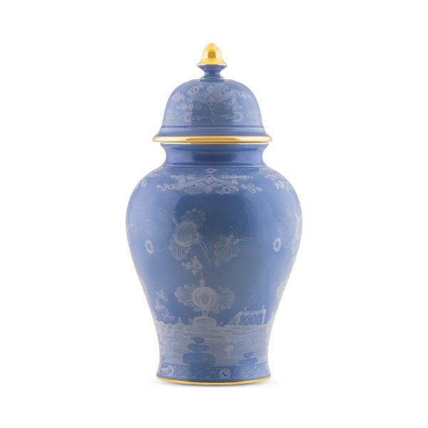 Ginori 1735 Oriente Italiano Large Potiche Vase with Cover