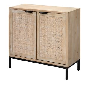 Bloomingdale's Reed Two Door Accent Cabinet