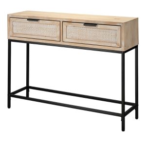 Bloomingdale's Reed Console Table